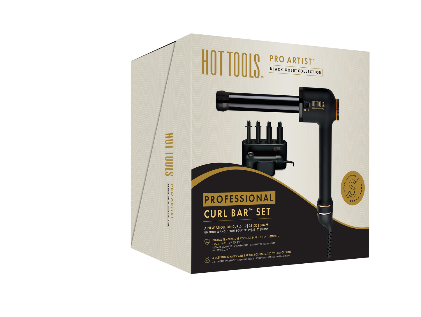 Black Curlbar Set (19, 25, 32 & 38mm)