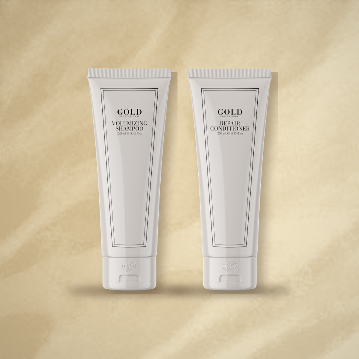 VOLUMIZING SHAMPOO & REPAIR CONDITIONER Set – GOLD Professional